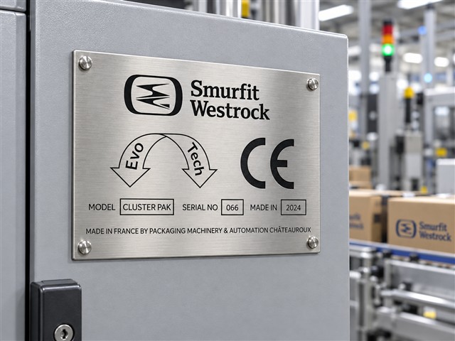 Identificación Smurfit Westrock en equipo