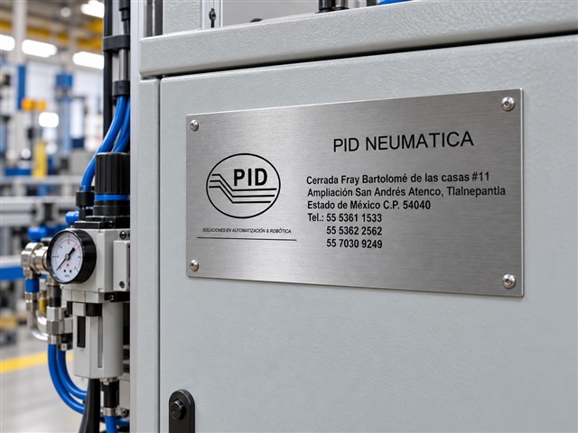 Placa de fabricante PID Neumática
