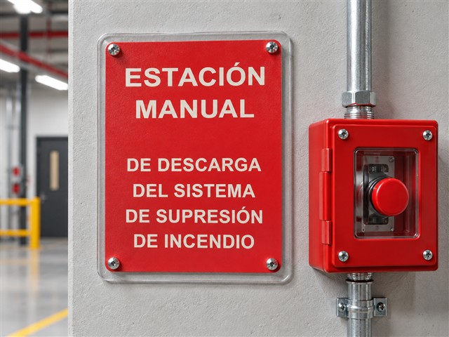 Identificación de estación manual de descarga
