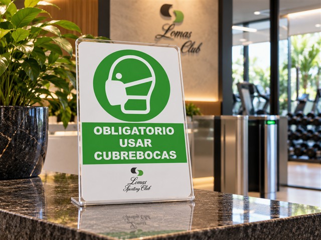 Aviso de uso obligatorio de cubrebocas