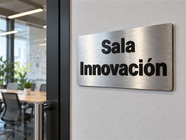Placa para Sala Innovación